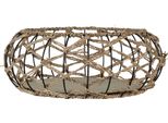 Cesto Portaoggetti Clayre & Eef Ø 39X15 Cm Rattan Marrone