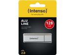 Intenso 3521496 Intenso Alu Line Silber 128GB Usb Stick 2.0