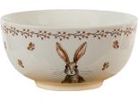 Ciotola Per Zuppa Clayre & Eef 500 Ml Beige Brown Porcelain Rabbit