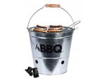 Secchio Per Carbonella Barbecue Portatile 26,5 Cm