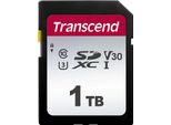 Transcend 300S - Scheda Di Memoria Flash - 1 Tb - Classe Video V30 / UHS-I U3 / Classe10 - Sdxc UHS-I