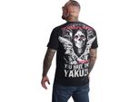 Maglietta Yakuza Trouble Uomo, Nero, 3XL