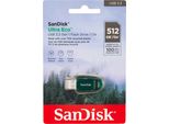 Sandisk Ultra Eco Drive 512GB Usb 3.2 100Mb/S SDCZ96-512G-G46