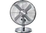 Sencor Sfe 3040SL Ventilatore Da Tavolo In Acciaio Inox, Diametro Pale 30 Cm, 3 Velocità, Rotazione Orizzontale Automatica Di 90° Con Possibilità Di Spegnimento, Angolo Di Inclinazione Regolabile, Potenza 35 W