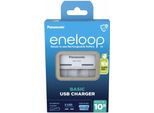 Panasonic Eneloop Basic Charger Usb BQ-CC61 Senza Batterie
