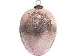 Guaina Natalizia Clayre & Eef Ø 12 Cm In Vetro Rosa