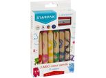 Pastelli A Matita Jumbo 6 Colori Temperino Starpak