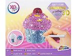 Cupcake 3D Con Pittura A Diamante