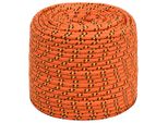 Vidaxl Corda Da Barca Arancione 8 Mm 100 M Polipropilene