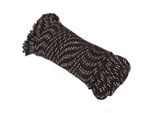 Vidaxl Corda Da Barca Nera 4 Mm 250 M In Polipropilene