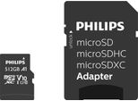 Philips Microsdxc Card 512GB Class 10 UHS-I U1 Incl. Adapter (FM51MP45B/00)