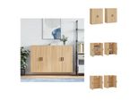 Vidaxl Armadi A Muro 2 Pezzi Rovere Sonoma 69,5X34X90 Cm - Credenze
