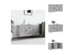 Vidaxl Credenza Grigio Cemento 100X36X60 Cm Materiale Legno - Credenze