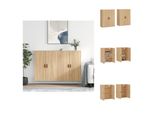 Vidaxl Armadi A Muro 2 Pezzi Rovere Sonoma 69,5X34X90 Cm - Credenze