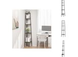Vidaxl Scaffale Ad Angolo Con 5 Ripiani Nero 45,5X31,5X180 Cm - Librerie E Scaffali