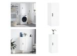 Vidaxl Armadio A Muro Bianco 34,5X34X90 Cm Materiale A Base Di Legno - Armadio A Muro - Armadio A Muro - Armadio - Armadio Portaoggetti