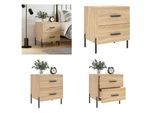 Vidaxl Comodino Rovere Sonoma 40X35X47,5 Cm In Legno - Comodino - Comodini - Armadio - Mobile Da Letto