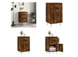 Vidaxl Credenza In Rovere Affumicato 40X35X70 Cm Materiale A Base Di Legno - Credenza - Credenze - Cassettiera - Credenza