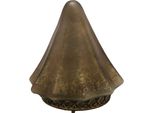 Clayre & Eef Decorazione Natalizia Con Illuminazione A Led Albero Di Natale Ø 14X16 Cm In Vetro Marrone