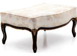 Sgabello Di Design Poggiapiedi Sedile Imbottito Panca Imbottitura Sedile Tessuto Stile Legno