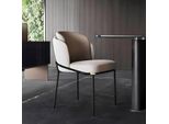 Sala Da Pranzo 1X Sedia Sedie Imbottitura Tessile Poltrona Moderna Di Design Lusso
