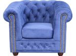 Chesterfield York Tessuto Divano Tappezzeria Divani Divani Poltrone Sedia Lounge Club