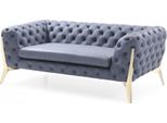 Divano A Due Posti 2 Posti Chesterfield Divano Imbottito Seduta Divano Design Italia
