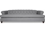 Design Divano 3 Posti Chesterfield Tessuto Divano Divano Tappezzeria Divani Nuovo Grigio Tessile