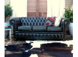 Chesterfield 3 Posti Imbottito Divano In Pelle Tessuto Divano Tessile Stile Antico
