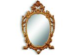 Specchio Classico Grande Specchio Da Parete Specchio Appeso Specchio In Legno Oro Armadio 64X104Cm