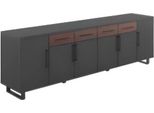 Cassettiera Bassa Per Ufficio Armadio Archivio Credenza Mobile Ufficio 200Cm