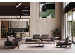 Set Di Divani Moderni Chesterfield Divano Tappezzeria Seduta Set 3 Pezzi