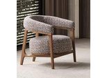 Poltrona Design Divano Divano Relax Lounge Club Imbottitura Sedile Lusso Marrone Nuovo