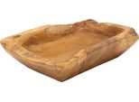 Mauro Ferretti Kutak Ciotola Decorativa 25X19X7 Cm Marrone