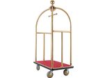Succebuy Carrello Portabagagli Per Hotel Capacità Di Carico 500 Kg, 1080X640X1860 Mm, Colore Oro