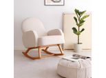 Poltrona Da Salotto Poltrona Imbottita Poltrona Monoposto Tessuto Bianco Moderno