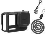 Inf Custodia Protettiva In Silicone Nero Per Insta360 Ace Pro2 Con Accessori