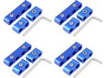 Separatore Del Filo Della Candela, Fascetta Di Separazione Del Tubo Flessibile Resistente All'usura, Fermi In Lega Di Alluminio Blu Per 8 Mm 9 Mm 10 Mm