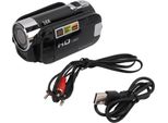Videocamera Videocamera Full Hd Registratore Con Rotazione Di 270° Schermo A Colori Da 2,7 Pollici Zoom 16X Videocamera Digitale