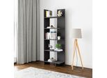 Libreria 'Vireftere' 176 X 62 X 29 Cm Scaffale A Giorno Con 5 Ripiani Grigio