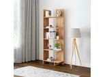 Libreria 'Vireftere' 176 X 62 X 29 Cm Scaffale A Giorno Con 5 Ripiani Effetto Legno
