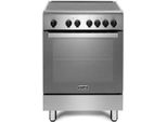 De’Longhi DMX 64 VL Küchenherd Freistehender Herd Elektro Zonenloses Induktionskochfeld Edelstahl A