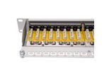 Roline Kat. 6 / Class E 48,30Cm (19")-Patchpanel, 24P, Geschirmt, Lichtgrau (26.11.0351)"