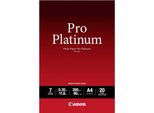 Canon Photo Paper Pro Platinum - A4 (210 X 297 Mm) - 300 G/M² - 20 Fogli Di Carta Fotografica - Per Pixma Ip3600, MP240, MP480, MP620, MP980