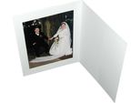 1X100 Cartelle Daiber Per Ritratti Con Passe-Partout 15X20Cm Bianco Opaco