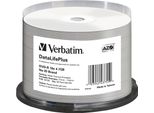 Verbatim 43755 1X50 Verbatim DVD-R 4,7GB 16X White Wide Thermal Print. NO-ID