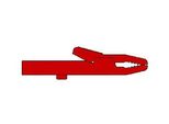 Pinze A Coccodrillo Isolate 4Mm 25A / Rosso (Ak 25)