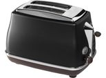 De'longhi Icona Vintage Ctov 2103.BK - Tostapane - 2 Dischi - 2 Fessure - Nero