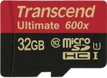 Transcend Ultimate Series TS32GUSDHC10U1 - Scheda Di Memoria Flash - 32 Gb - Uhs Classe 1 / Classe 10 - Sdhc UHS-I