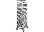 Carrello A Ripiani Per Teglie Da Forno 600 X 400 Mm Modello Liam, Dimensioni: L 620 X P 420 X H 1735